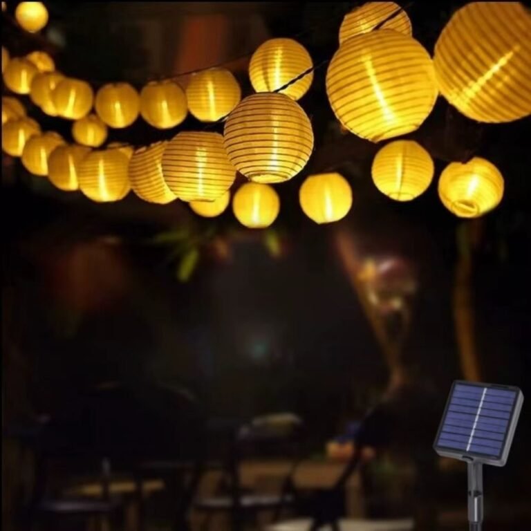 Guirlande Lumineuse Lanternes Jaunes