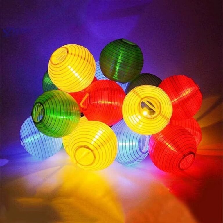 Guirlande Lumineuse Lanternes Multicolores
