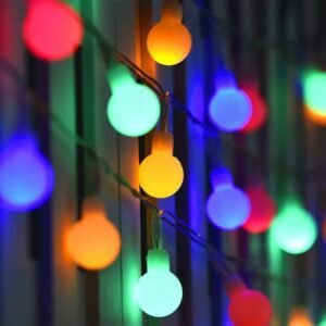 Guirlande Lumineuse Led A Boules Multicolores 1