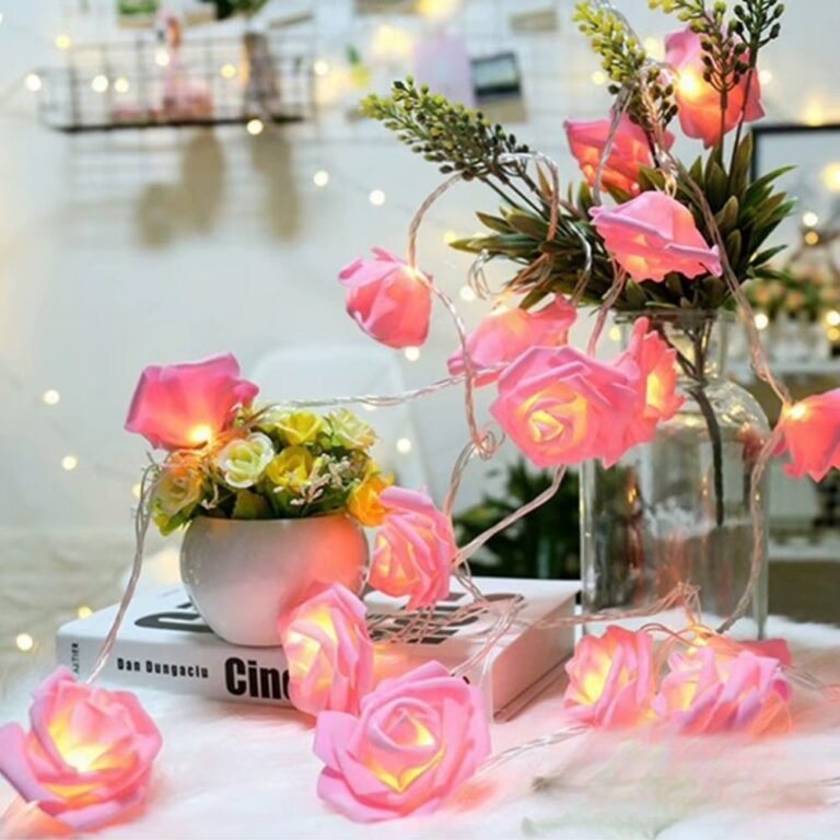 Guirlande Lumineuse Motif Roses Roses 1