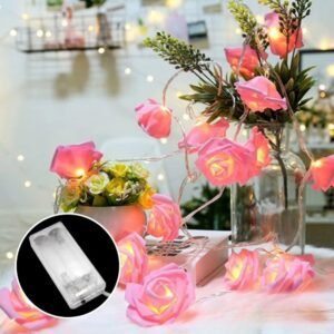 Guirlande Lumineuse Motif Roses Roses 2
