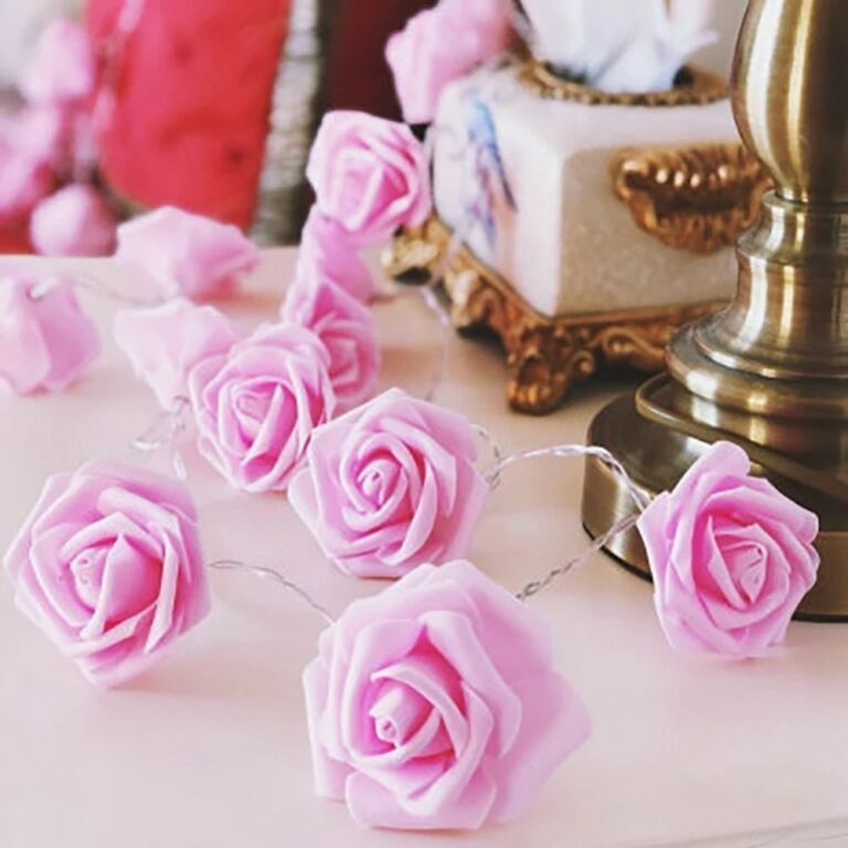 Guirlande Lumineuse Motif Roses Roses 3