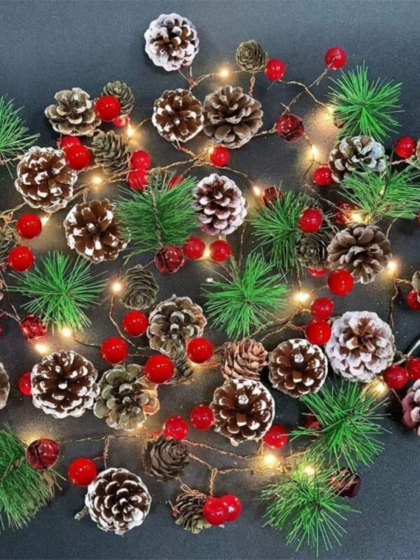 Guirlande Lumineuse Noel Pomme De Pin