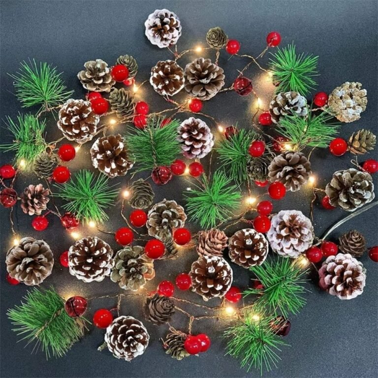 Guirlande Lumineuse Noel Pomme De Pin