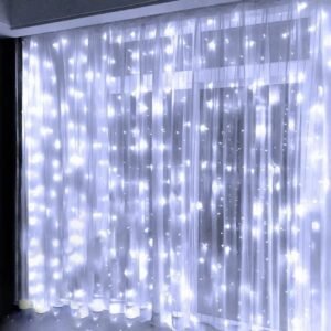 Guirlande Lumineuse Rideau Blanc Led 1