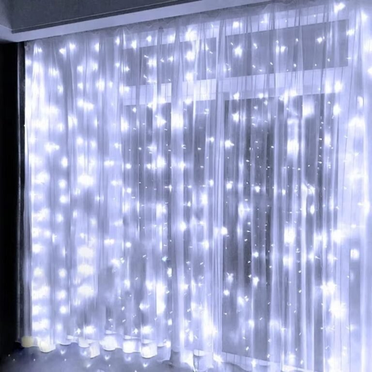 Guirlande Lumineuse Rideau Blanc Led 1