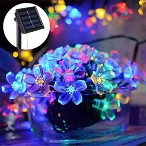 Guirlande Lumineuses Motif Fleurs Multicolores