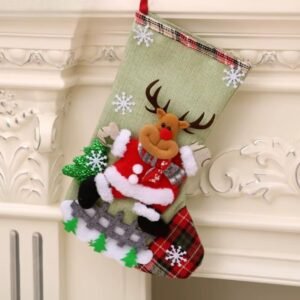 Hotte Chaussette De Noel Renne 1