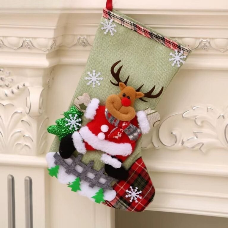 Hotte Chaussette De Noel Renne 1