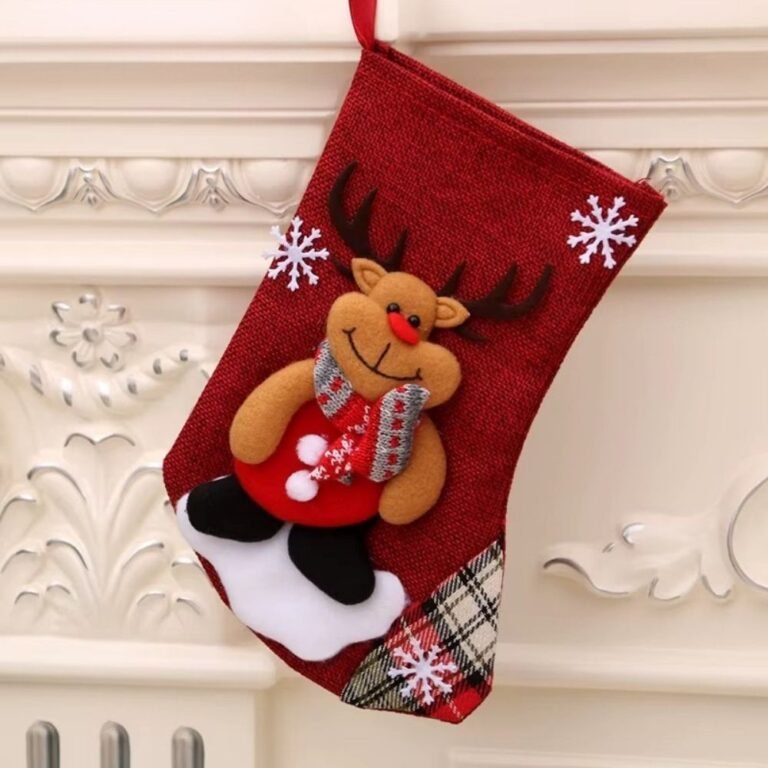Hotte Du Pere Noel Renne Avec Echarpe 1