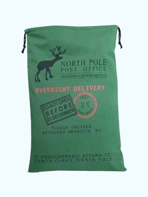 Hotte Du Pere Noel Vert