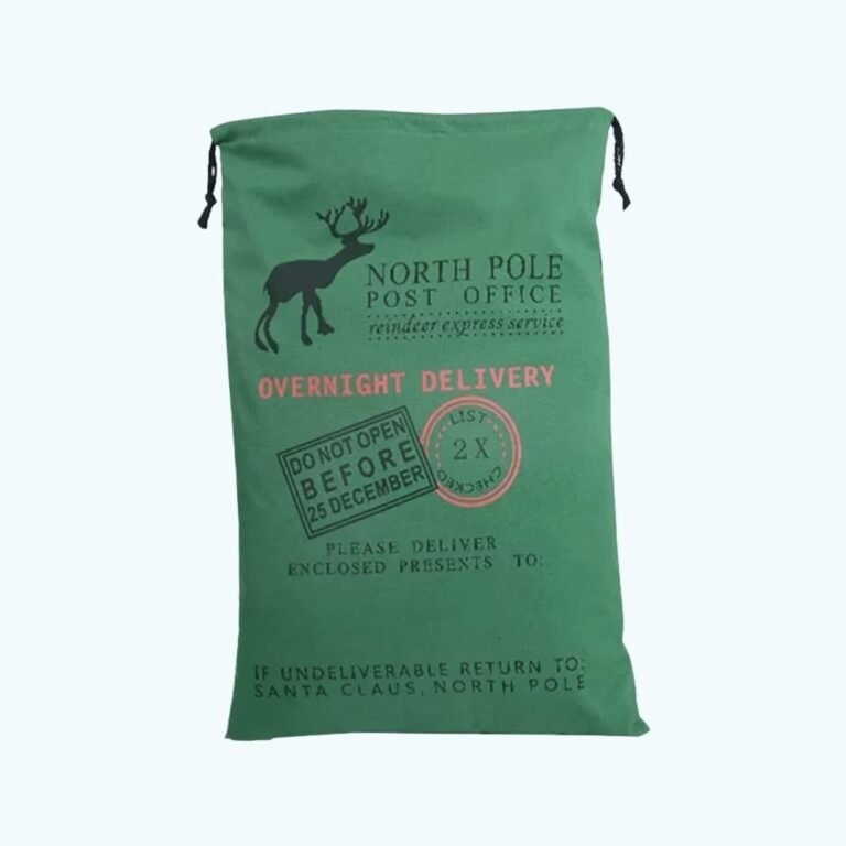 Hotte Du Pere Noel Vert