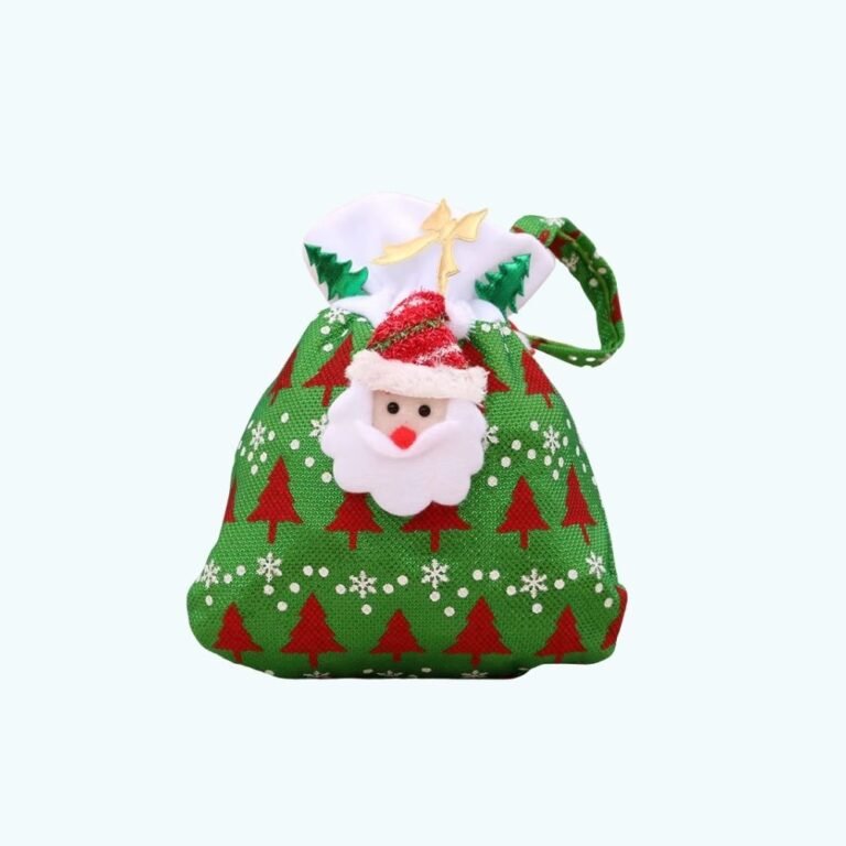 Hotte En Tissu Sac Pere Noel 1