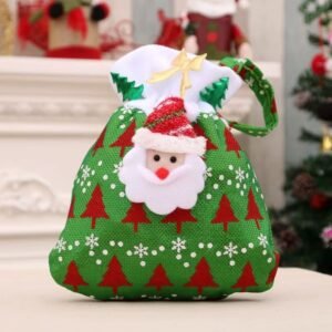 Hotte En Tissu Sac Pere Noel