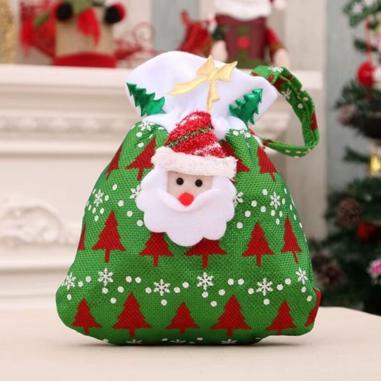 Hotte En Tissu Sac Pere Noel