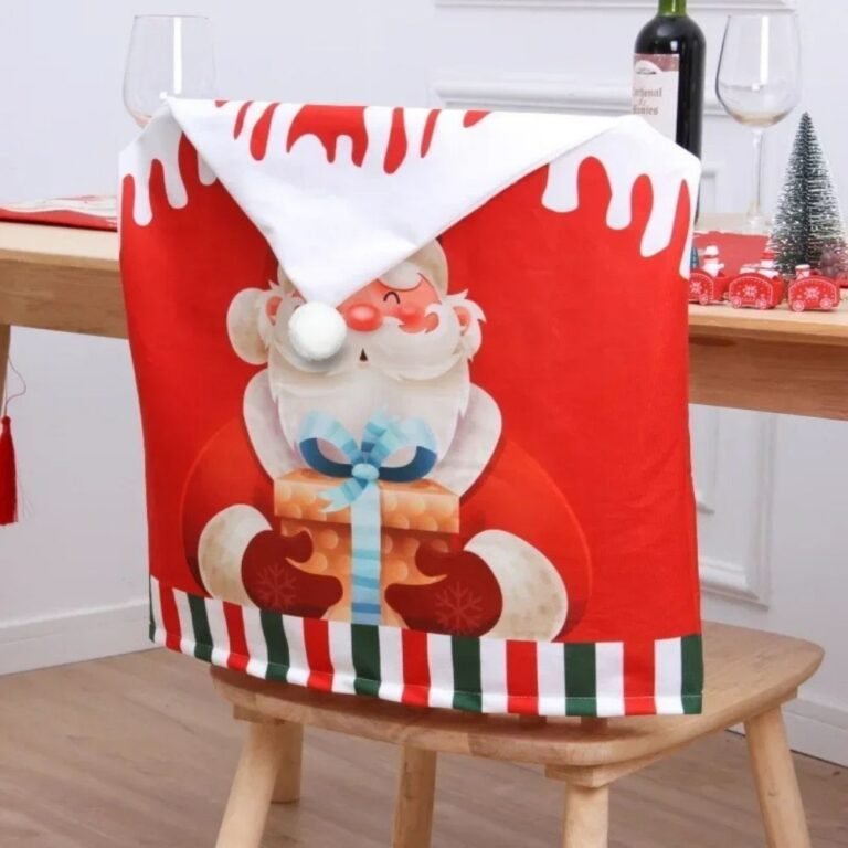Housse De Chaise Noel Papa Noel