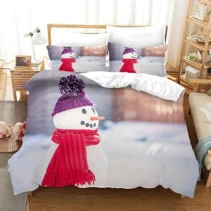 Housse De Couette Noel Bonhomme De Neige 2