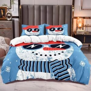 Housse De Couette Noel Bonhomme De Neige 3