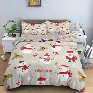 Housse De Couette Noel Bonhomme De Neige