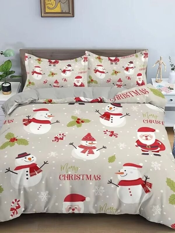 Housse De Couette Noel Bonhomme De Neige