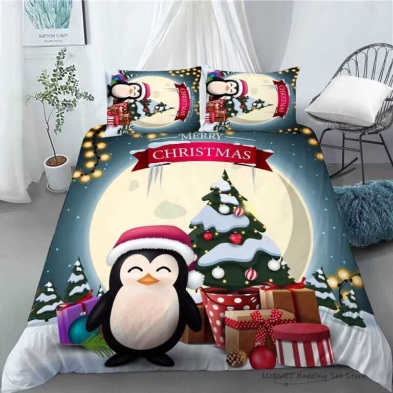 Housse De Couette Noel Pingouin 1