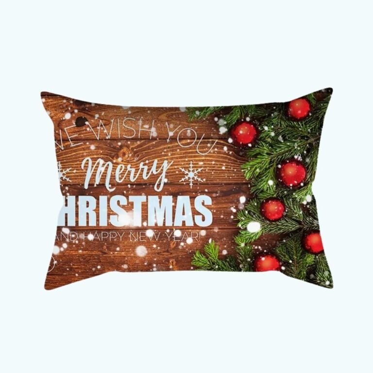 Housse De Cousin Rectangulaire Noel 4