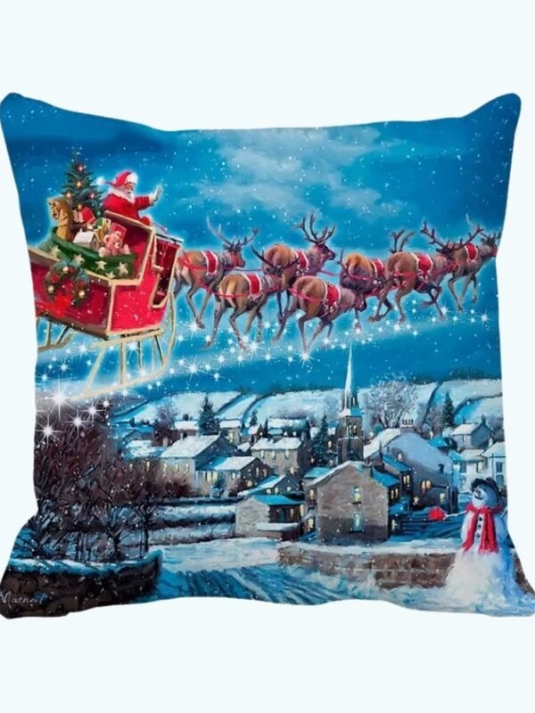 Housse De Coussin Avec Des Motifs De Noel 1