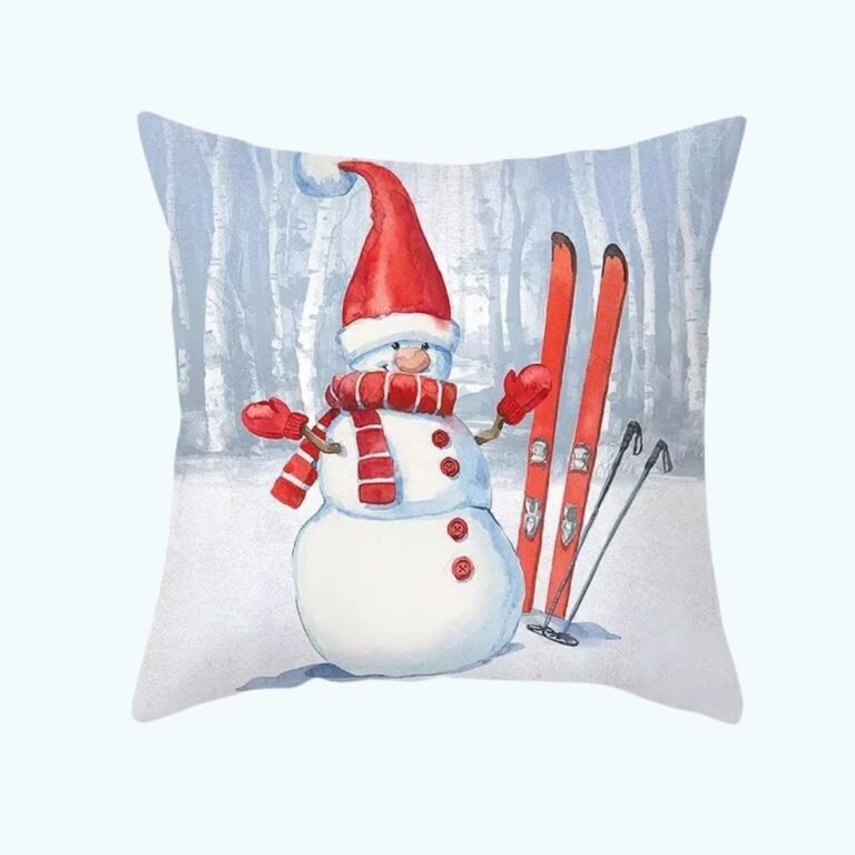 Housse De Coussin Bonhomme De Neige 1