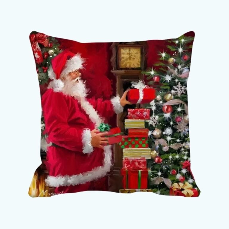 Housse De Coussin De Noel Pere Noel 1