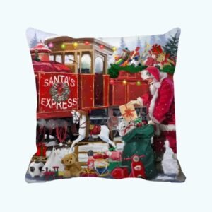 Housse De Coussin De Noel Rouge 1