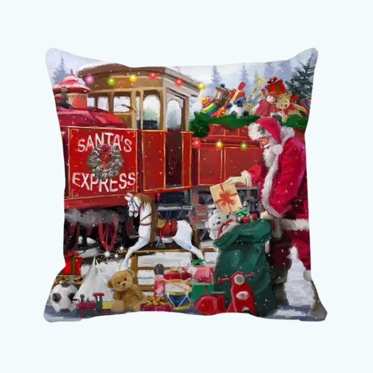 Housse De Coussin De Noel Rouge 1