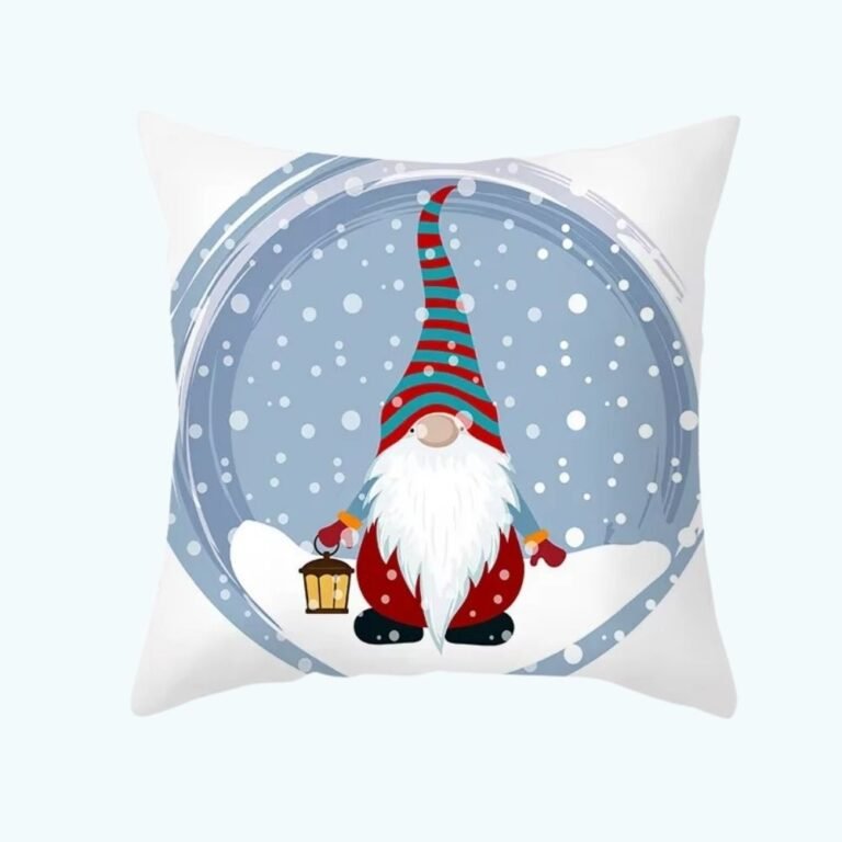 Housse De Coussin Motif Flocon De Neige 1