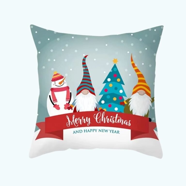 Housse De Coussin Motif Neige 1