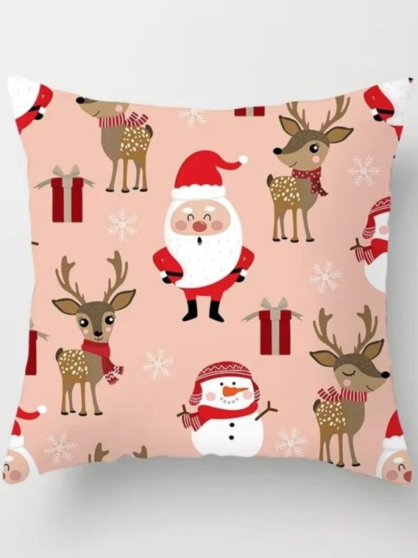 Housse De Coussin Noel Rose