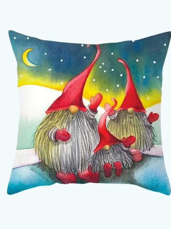 Housse De Coussin Noel Vert 1