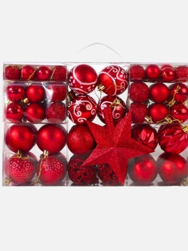 Kit De Decorations De Noel Rouge