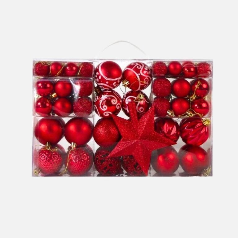 Kit De Decorations De Noel Rouge