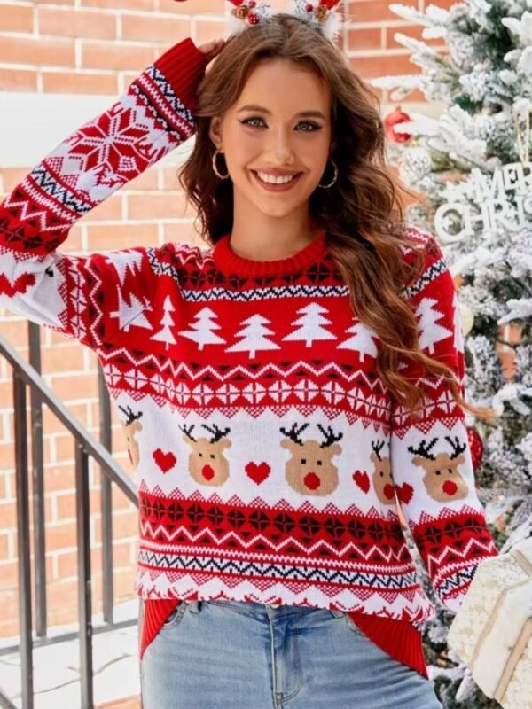 Kitsch Pull De Noel Femme