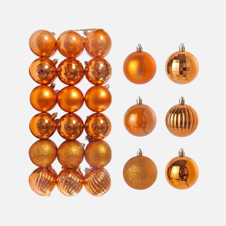 Lot De 30 Boules De Noel Roses 6 Cm 1