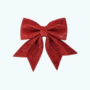 Lot De 4 Noeuds De Noel Rouges