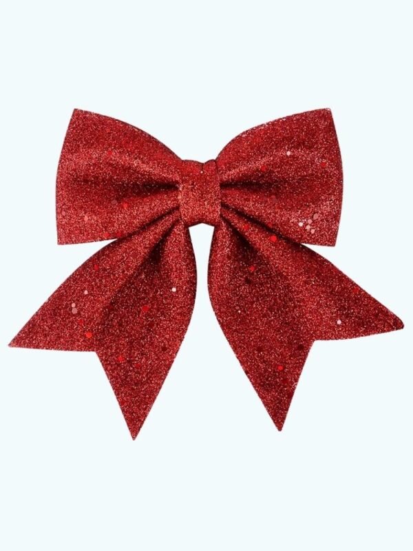 Lot De 4 Noeuds De Noel Rouges