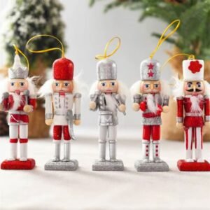 Lot De 5 Figurines Casse Noisette Noel 1