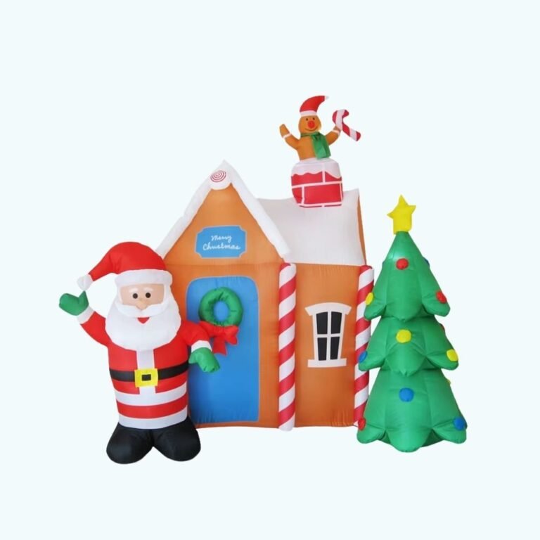 Maison Du Pere Noel Gonflable Structure Decoration 1