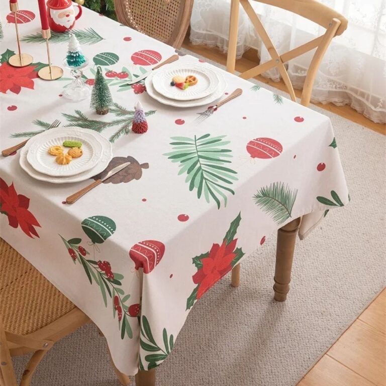Nappe De Noel Blanche 3