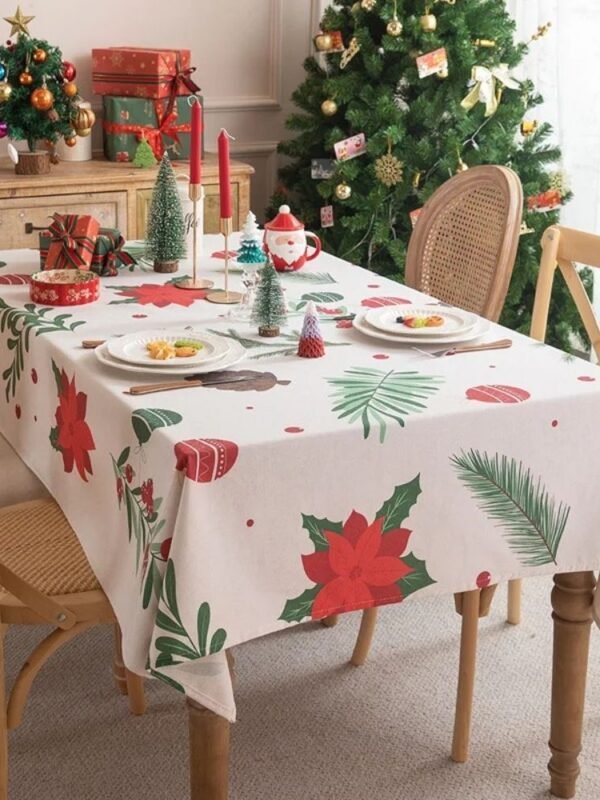 Nappe De Noel Blanche