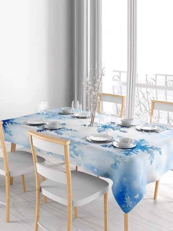 Nappe De Noel Bleue