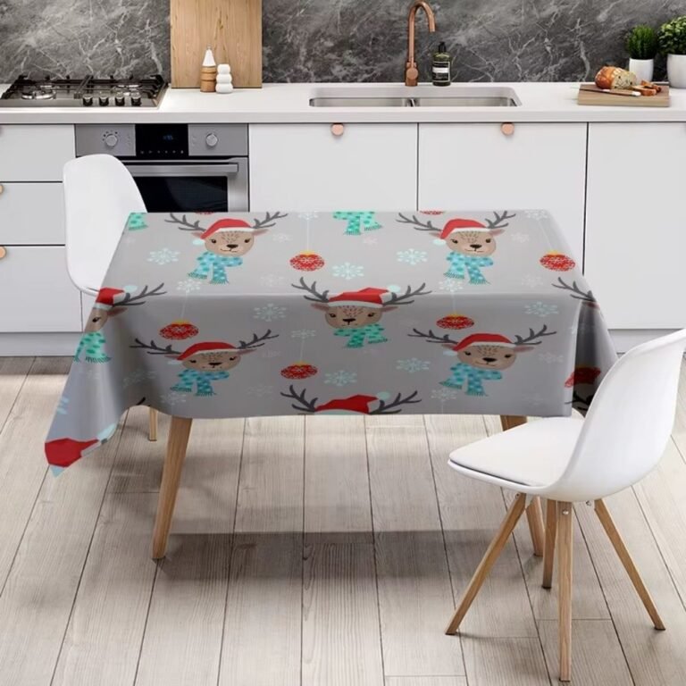 Nappe De Noel Grise 2
