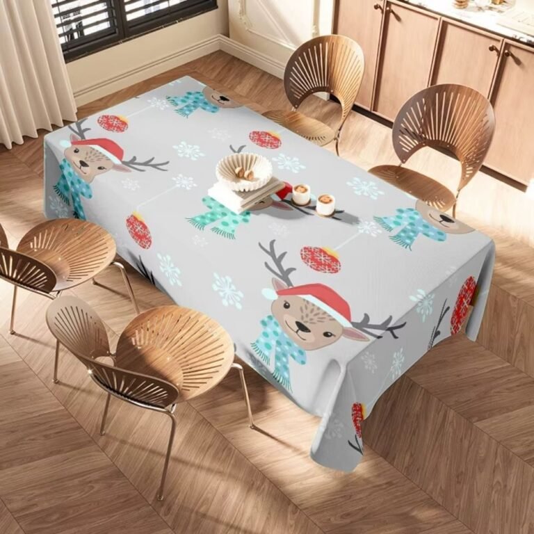Nappe De Noel Grise 3