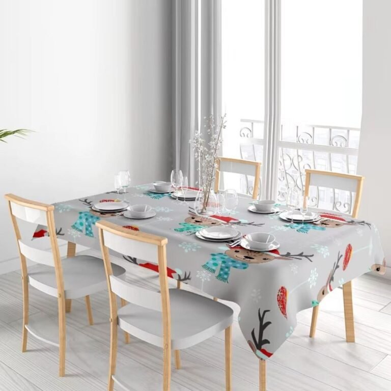 Nappe De Noel Grise
