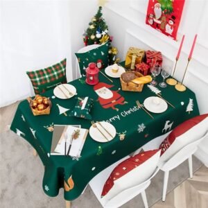 Nappe De Noel Verte 1